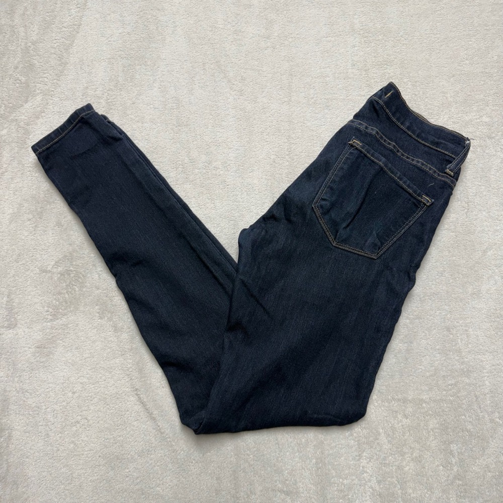 Flying Monkey Womens‎ Dark Wash Skinny Jeans Size 25 Indigo Denim Stretch